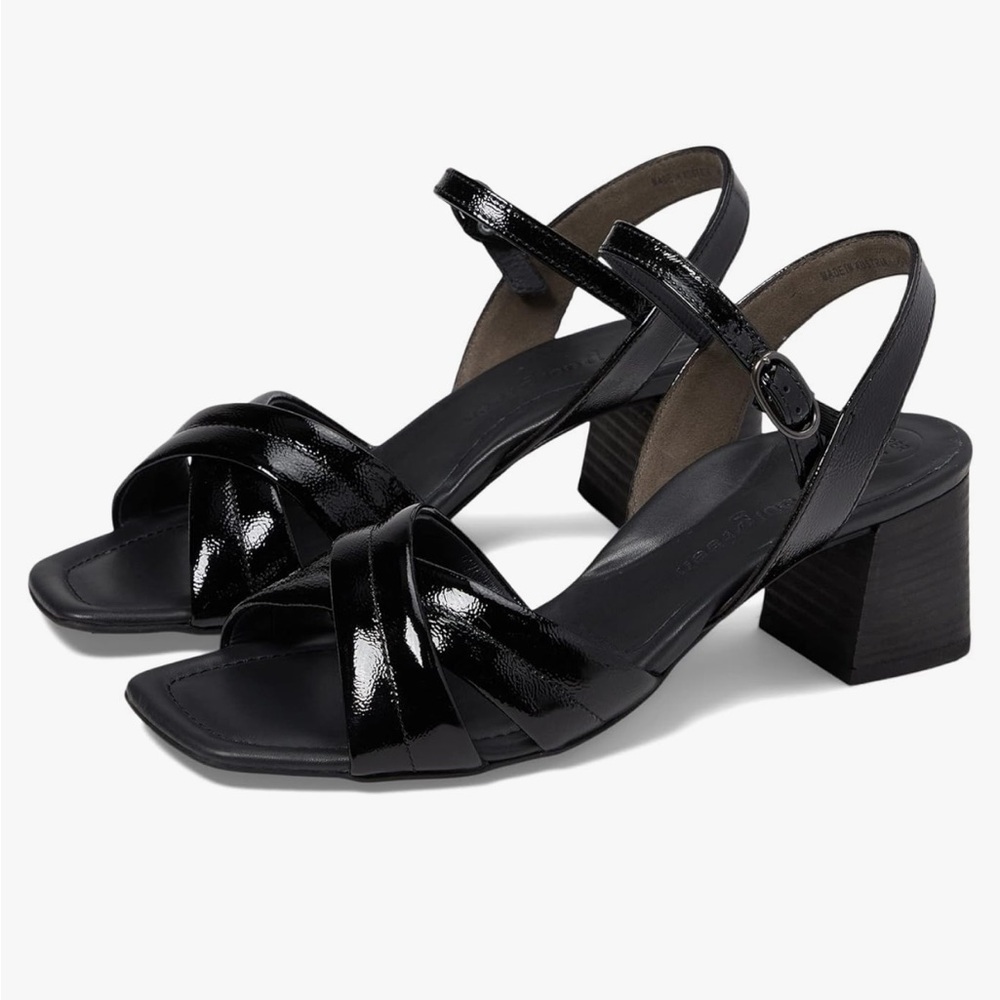 Paul Green Lexi Sandal black leather US 8